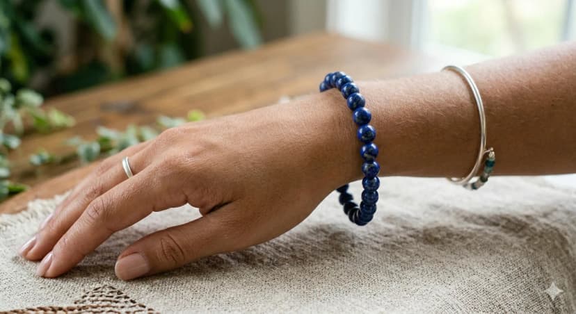 8mm Lapis Lazuli Bracelet